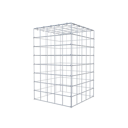 Anbaugabione Typ 3 80 cm x 50 cm x 50 cm (L x H x T), Maschenweite 10 cm x 10 cm, C-Ring