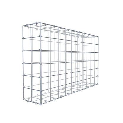 Gabione 100 cm x 60 cm x 20 cm (L x H x T), Maschenweite 10 cm x 10 cm, C-Ring