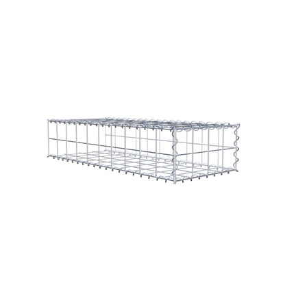 Anbaugabione Typ 2 100 cm x 20 cm x 40 cm (L x H x T), Maschenweite 10 cm x 10 cm, Spirale