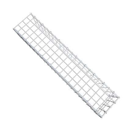Gavión adicional tipo 4 100 cm x 20 cm x 20 cm (L x A x P), malla 5 cm x 10 cm, anillo en C
