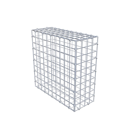 Gabbione 50 cm x 50 cm x 20 cm (L x H x P), maglia 5 cm x 5 cm, anello a C