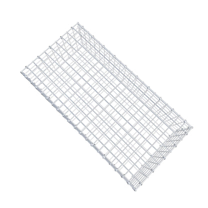 Schanskorf 100 cm x 30 cm x 50 cm (L x H x D), maaswijdte 5 cm x 5 cm, C-ring