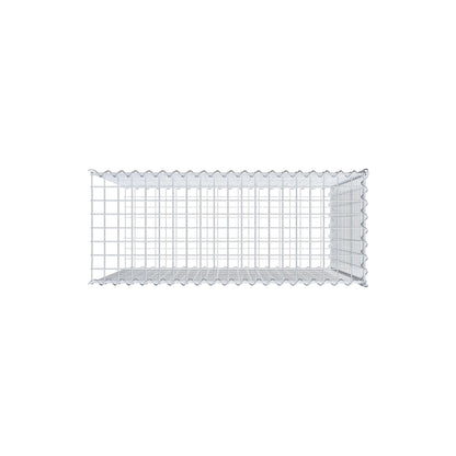 Gavión complementario tipo 2 100 cm x 100 cm x 40 cm (L x A x P), malla 5 cm x 5 cm, espiral