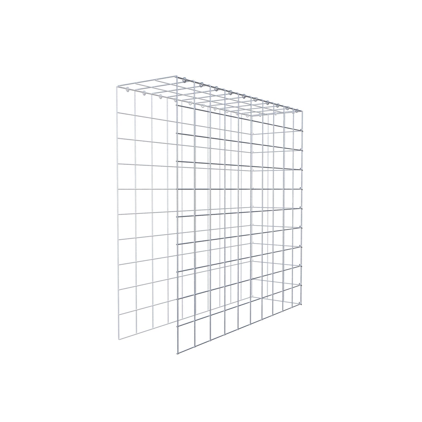 Anbaugabione Typ 4 100 cm x 100 cm x 30 cm (L x H x T), Maschenweite 10 cm x 10 cm, C-Ring