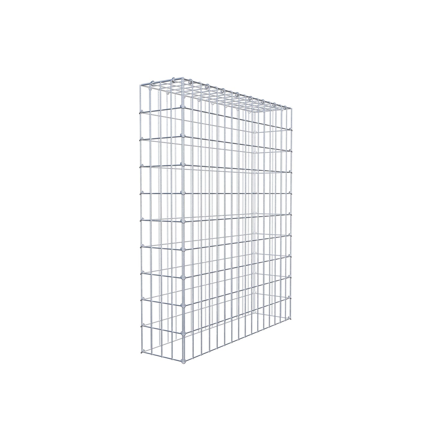 Anbaugabione Typ 3 100 cm x 80 cm x 20 cm (L x H x T), Maschenweite 5 cm x 10 cm, C-Ring