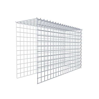 Opvokset gabion type 4 100 cm x 60 cm x 30 cm (L x H x D), maskestørrelse 5 cm x 5 cm, spiral