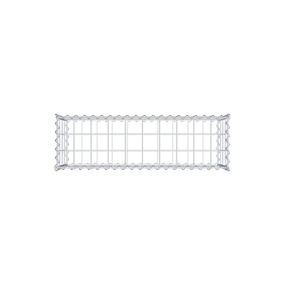 Gabion 100 cm x 40 cm x 30 cm (L x H x D), maskestørrelse 10 cm x 10 cm, spiral