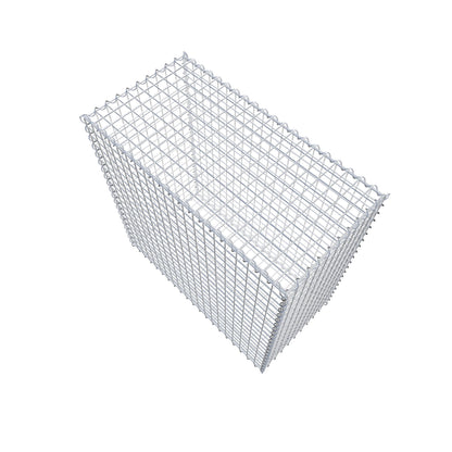 Gabione 100 cm x 100 cm x 50 cm (L x H x T), Maschenweite 5 cm x 5 cm, Spirale