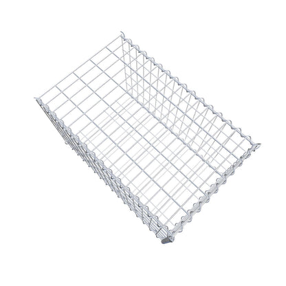 Anbaugabione Typ 2 80 cm x 50 cm x 50 cm (L x H x T), Maschenweite 5 cm x 10 cm, Spirale