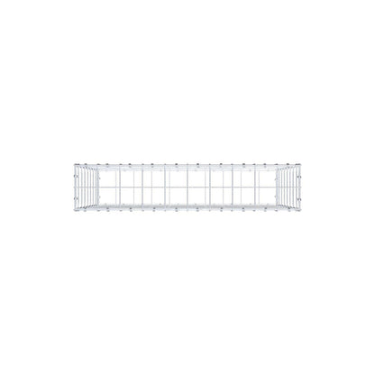 Schanskorf 100 cm x 80 cm x 20 cm (L x H x D), maaswijdte 10 x 10 cm, spiraalring
