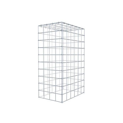 Anbaugabione Typ 3 100 cm x 60 cm x 40 cm (L x H x T), Maschenweite 10 cm x 10 cm, C-Ring
