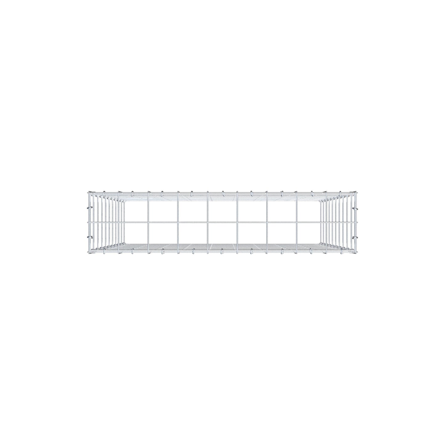 Fourche rapportée type 3 100 cm x 90 cm x 20 cm (L x H x P), mailles 10 cm x 10 cm, anneau C
