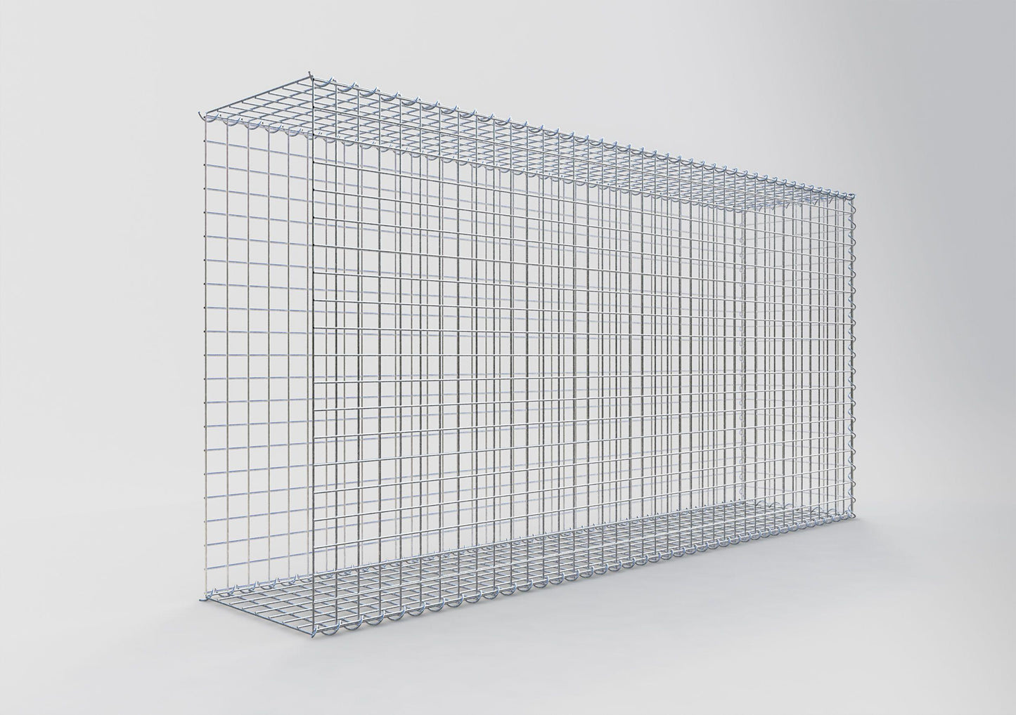 Gavión complementario tipo 2 200 cm x 100 cm x 40 cm (L x A x P), malla 5 cm x 5 cm, espiral
