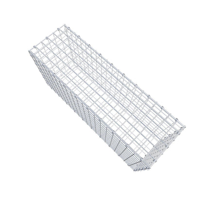 Gabbione 100 cm x 50 cm x 30 cm (L x H x P), maglia 5 x 5 cm, anello a spirale