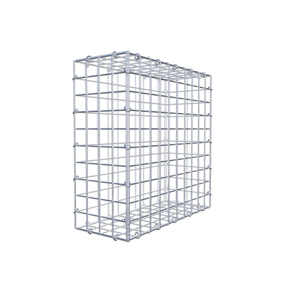 Gabbione 50 cm x 50 cm x 20 cm (L x H x P), maglia 5 cm x 5 cm, anello a C