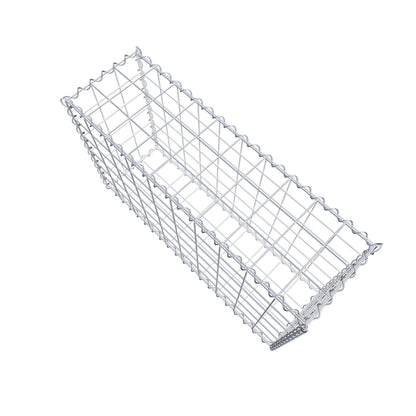Schanskorf 100 cm x 60 cm x 30 cm (L x H x D), maaswijdte 10 cm x 10 cm, spiraal