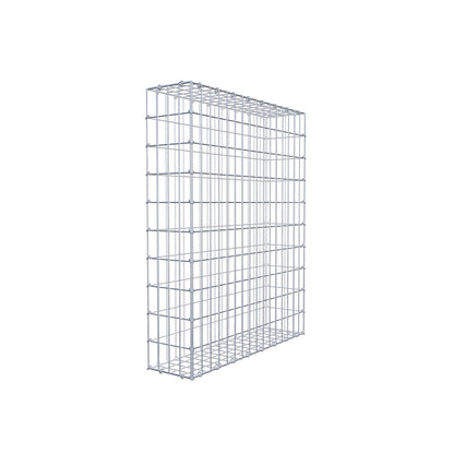 Gabione 100 cm x 80 cm x 20 cm (L x H x T), Maschenweite 5 cm x 10 cm, C-Ring