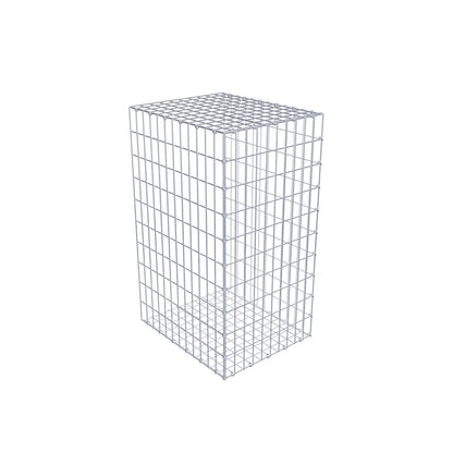 Anbaugabione Typ 2 100 cm x 60 cm x 50 cm, Maschenweite 5 cm x 10 cm, C-Ring