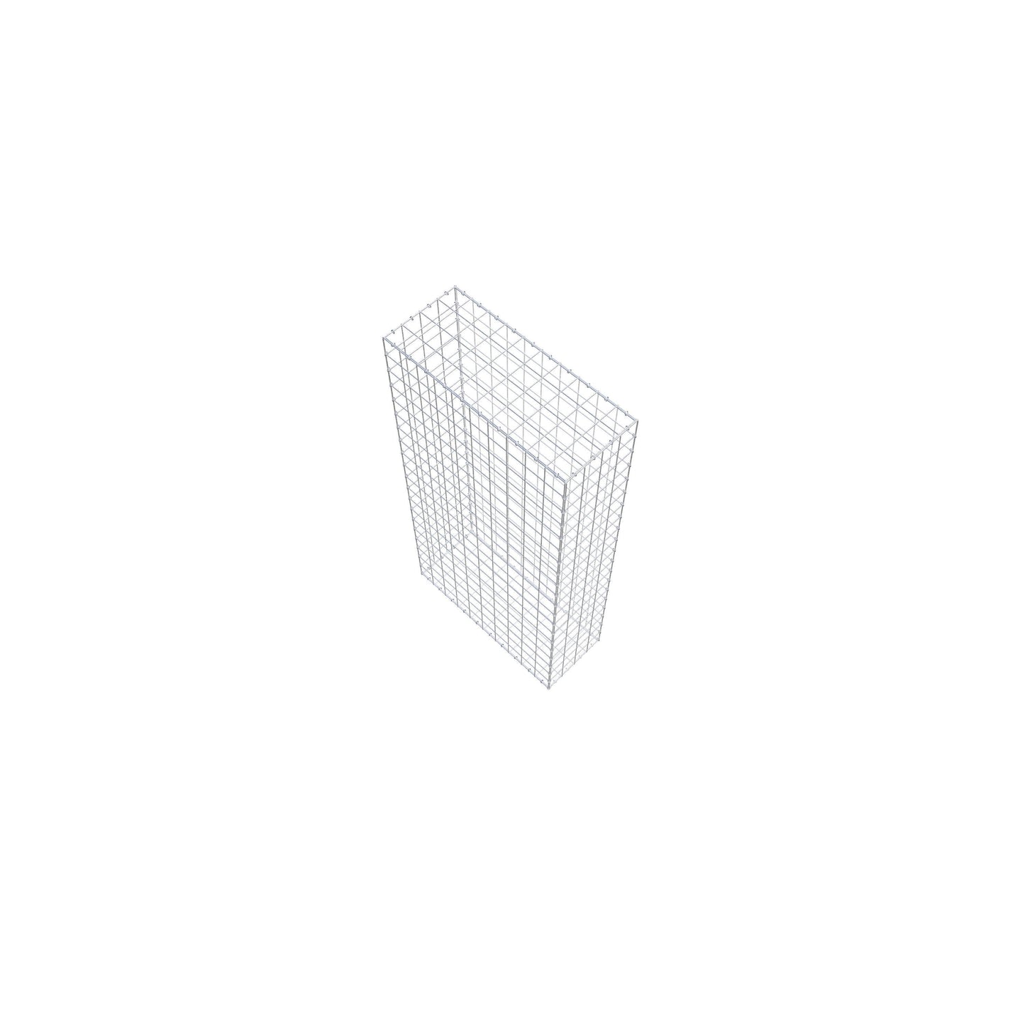 Gavión 200 cm x 100 cm x 40 cm (L x A x P), malla 10 cm x 10 cm, anillo en C