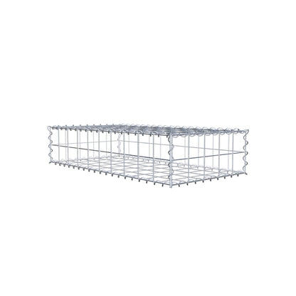 Gabion 100 cm x 20 cm x 50 cm (L x H x P), mailles 10 cm x 10 cm, spirale