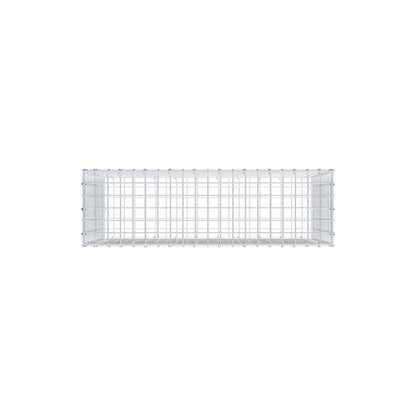 Gabion 100 cm x 60 cm x 30 cm (L x H x D), maskstorlek 5 cm x 5 cm, C-ring