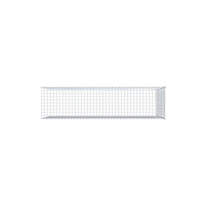 Gabion rapporté type 4 200 cm x 100 cm x 50 cm (L x H x P), mailles 5 cm x 5 cm, spirale