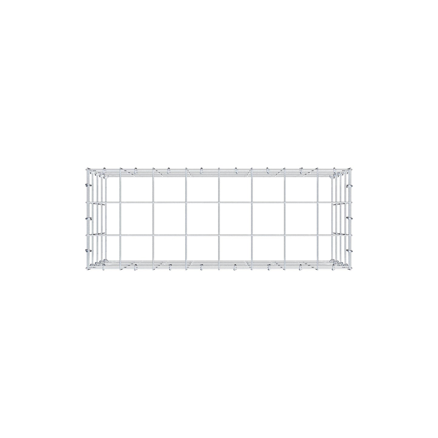 Pile aggiuntivo tipo 3 80 cm x 40 cm x 30 cm (L x H x P), maglia 10 cm x 10 cm, anello a C
