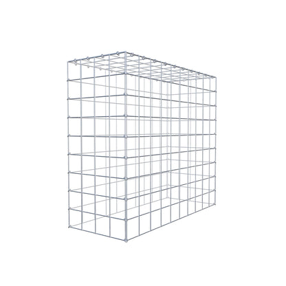 Monteret gabion type 3 100 cm x 90 cm x 40 cm (L x H x D), maskestørrelse 10 cm x 10 cm, C-ring