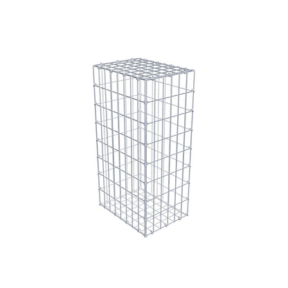 Schanskorf 80 cm x 40 cm x 30 cm (L x H x D), maaswijdte 5 cm x 10 cm, C-ring