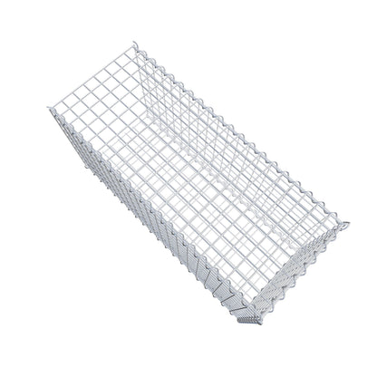 Gabion rapporté type 2 100 cm x 50 cm x 40 cm (L x H x P), mailles 5 cm x 5 cm, spirale
