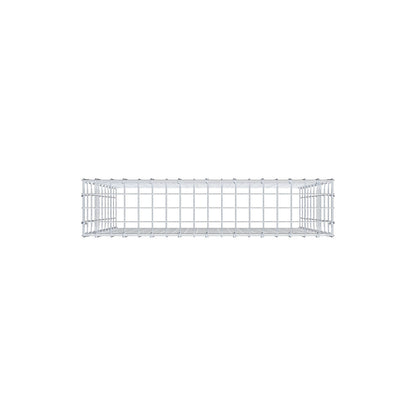 Gabbione aggiuntivo di tipo 3 100 cm x 90 cm x 20 cm (L x H x P), maglia 5 cm x 10 cm, anello a C