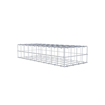 Gabion 100 cm x 20 cm x 40 cm (L x H x P), mailles 10 x 10 cm, anneau en spirale