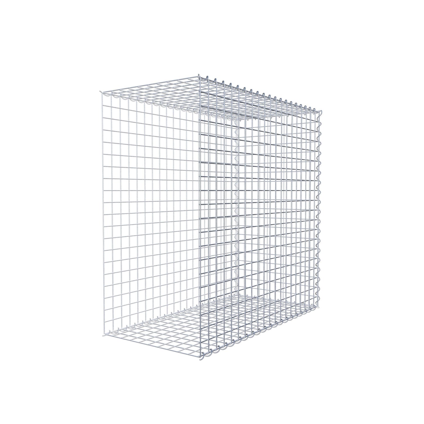 Extra gabion typ 2 100 cm x 100 cm x 50 cm (L x H x D), maskstorlek 5 cm x 5 cm, spiral