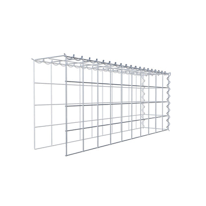 Grown-on gabion type 4 100 cm x 40 cm x 20 cm (L x H x D), mesh size 10 cm x 10 cm, spiral