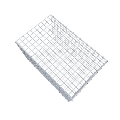 Opzetpaal type 2 80 cm x 50 cm x 50 cm (L x H x D), maaswijdte 5 cm x 5 cm, C-ring