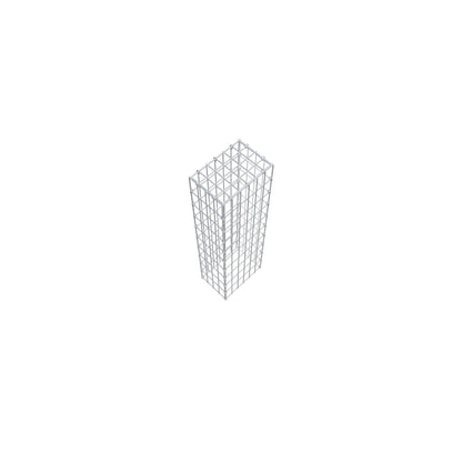 Anbaugabione Typ 3 100 cm x 20 cm x 30 cm (L x H x T), Maschenweite 5 cm x 10 cm, C-Ring