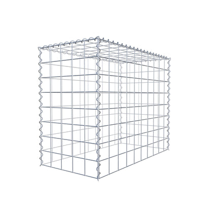 Anbaugabione Typ 3 100 cm x 80 cm x 50 cm (L x H x T), Maschenweite 10 cm x 10 cm, Spirale
