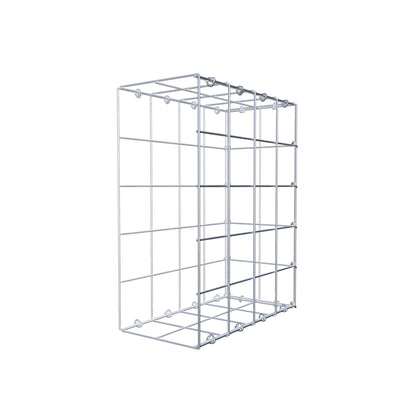 Gabbione aggiuntivo di tipo 2 50 cm x 40 cm x 20 cm (L x H x P), maglia 10 cm x 10 cm, anello a C