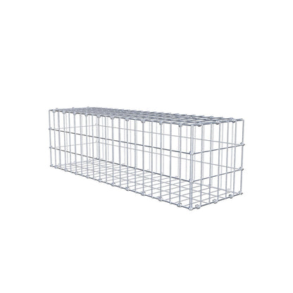 Schanskorf 100 cm x 30 cm x 30 cm (L x H x D), maaswijdte 5 x 10 cm, spiraalring