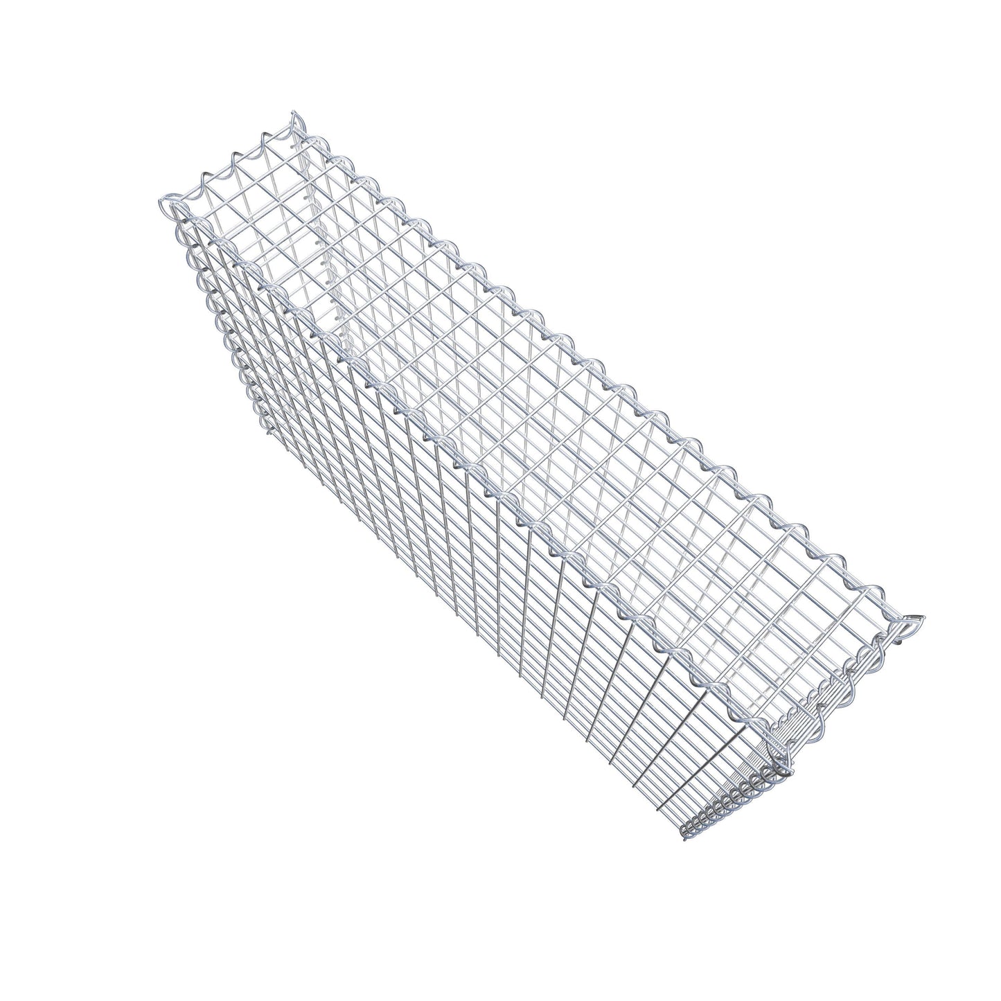 Anbaugabione Typ 3 100 cm x 60 cm x 20 cm (L x H x T), Maschenweite 5 cm x 5 cm, Spirale