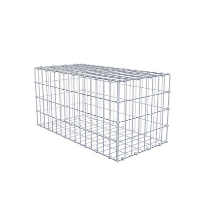 Gabbione 80 cm x 40 cm x 40 cm (L x H x P), maglia 5 x 10 cm, anello a spirale