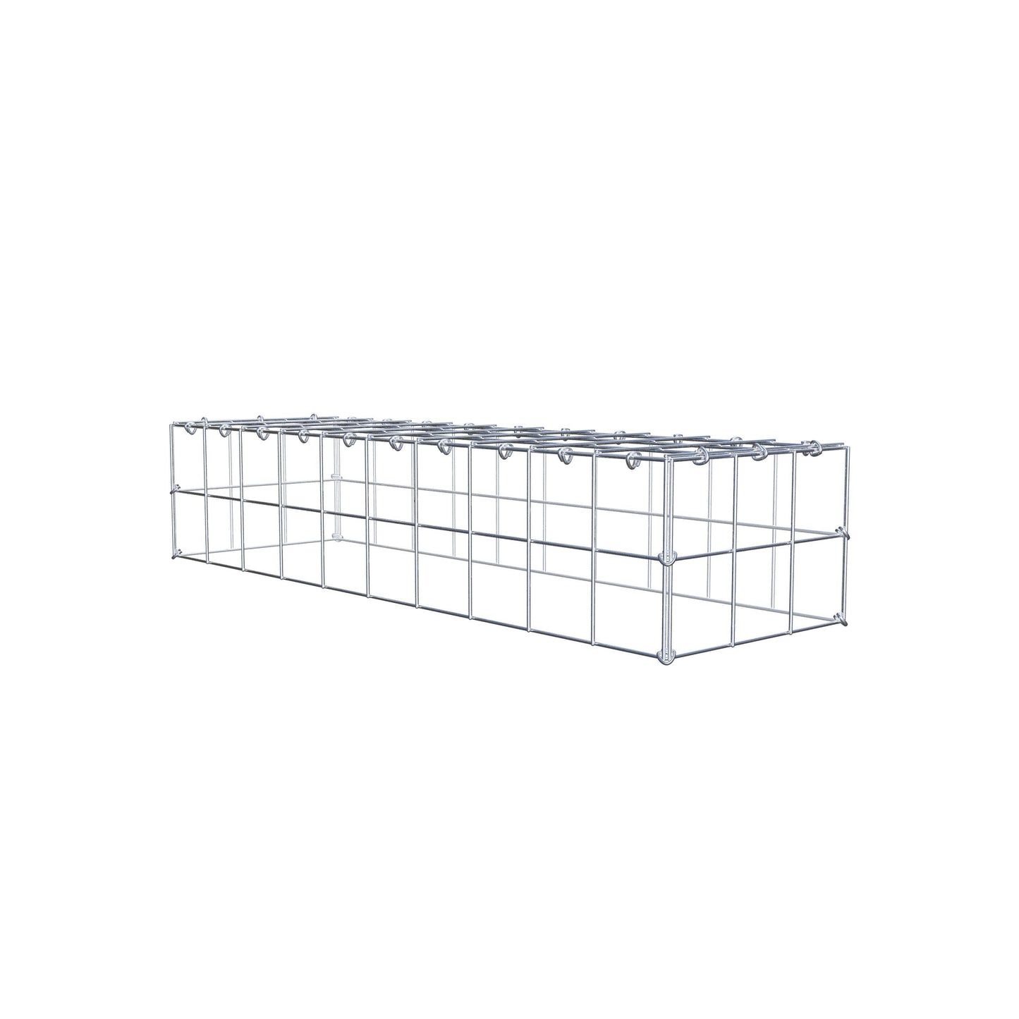 Fourche rapportée type 3 100 cm x 20 cm x 30 cm (L x H x P), maille 10 cm x 10 cm, anneau en C