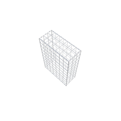 Gavión 100 cm x 70 cm x 30 cm (L x A x P), malla 10 cm x 10 cm, anillo en C