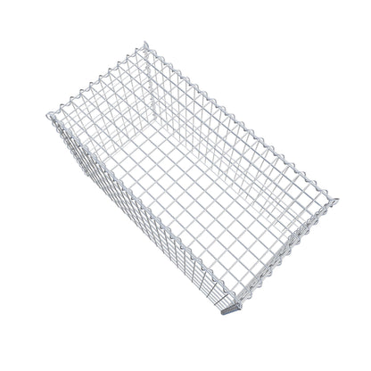 Anbaugabione Typ 3 100 cm x 60 cm x 50 cm (L x H x T), Maschenweite 5 cm x 10 cm, Spirale