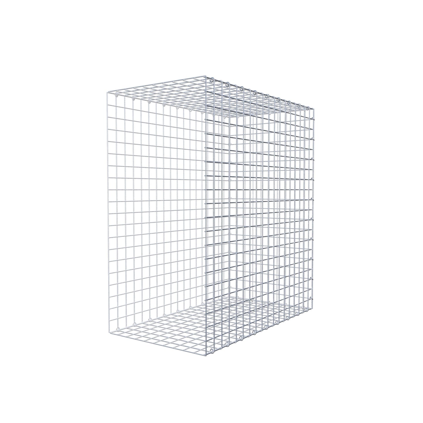 Type 2 oplegkorf 100 cm x 90 cm x 50 cm (L x H x D), maaswijdte 5 cm x 5 cm, C-ring