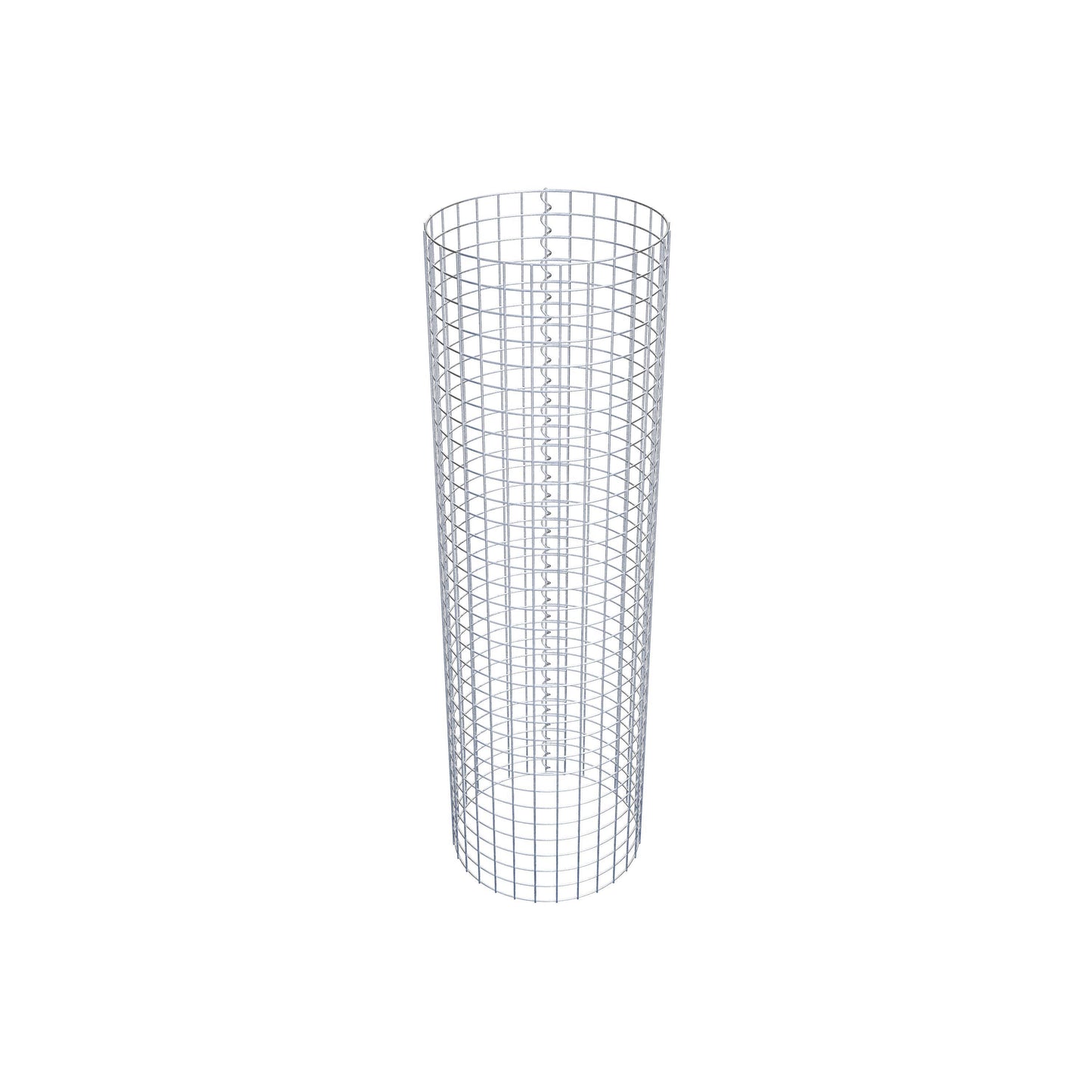 Gabionensäule rund 47 cm Durchmesser, 160 cm Höhe, Maschenweite 5 cm x 5 cm