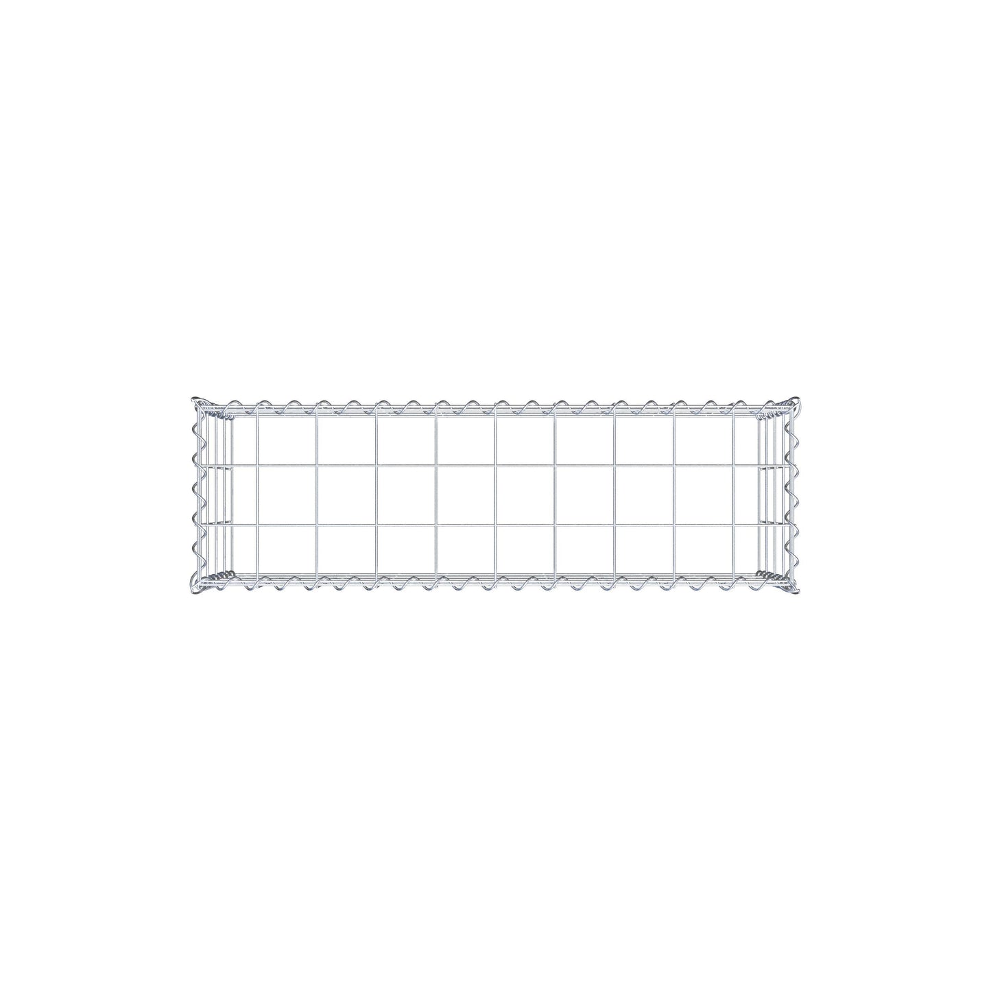 Anbaugabione Typ 3 100 cm x 40 cm x 30 cm (L x H x T), Maschenweite 10 cm x 10 cm, Spirale