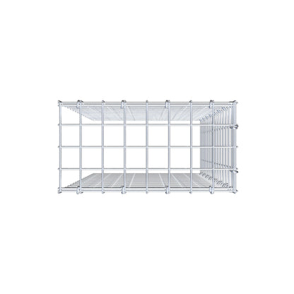 Monteret gabion type 4 80 cm x 40 cm x 20 cm (L x H x D), maskestørrelse 5 cm x 5 cm, C-ring