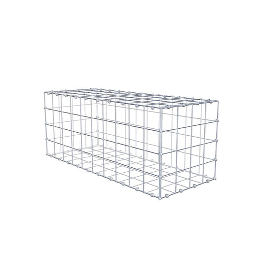Schanskorf 100 cm x 40 cm x 40 cm (L x H x D), maaswijdte 10 x 10 cm, spiraalring