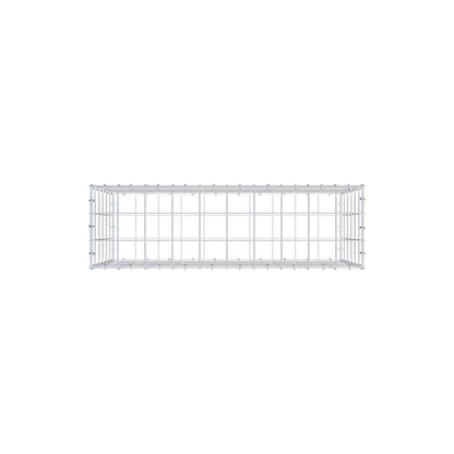 Gabbione 100 cm x 60 cm x 30 cm (L x H x P), maglia 10 cm x 10 cm, anello a C